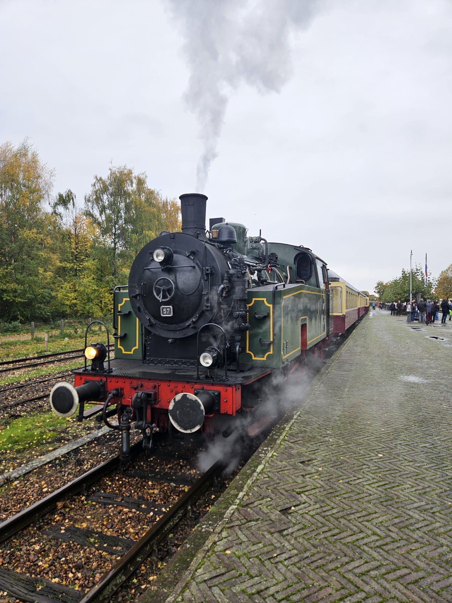 (Limburg). Foto van Margot Klingers.
Stoomlocomotief